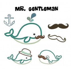 Stickserie Mr. Gentleman